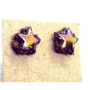 Rainbow Star Earrings